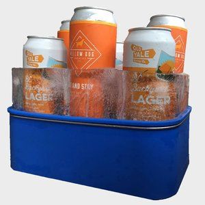 Six-pack ice mold